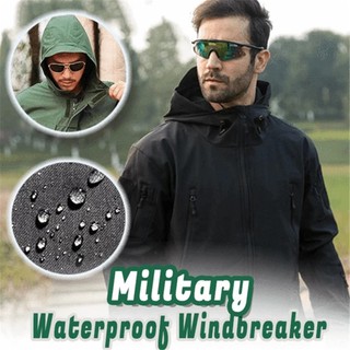Men Women Waterproof Tactical Soft Shell Jacket Military Waterproof Windbreaker
