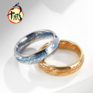 ✲European and American film television The Lord of Rings luminous magic ring with same name