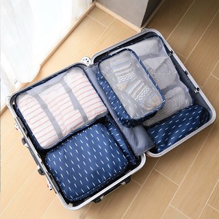 6in1 Travel Luggage Bag Clothes Organizer 6 in 1