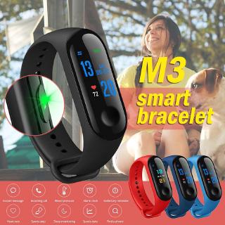 【Ready Stock]】M3 Bluetooth Smart Watch Fitness Tracker smartband Waterproof Bracelet watch
