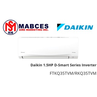 Daikin 1.5HP D-Smart Wall Mounted Inverter FTKQ35TVM/RKQ35TVM (2)