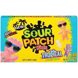 SOUR PATCH THEATER BOX Travel size Sour Patch tropical / extreme 3.5oz USA