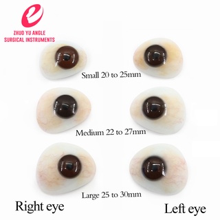 Fastest☍Polymer resin prosthetic eye plate eye atrophy removal of ultra thin prosthetic eye beautifu