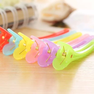 Hair Clips Candy Color Plastic Hair Accessories Korean Style Girl Hairpin (4)