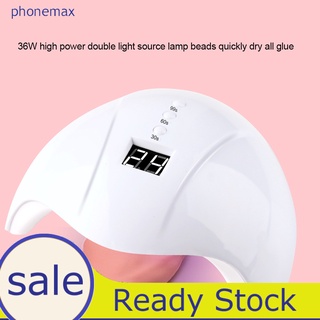 <COD> 36W 12 LED Light USB Nail Dryer Lamp Gel Polish Curing Manicure Timer Machine