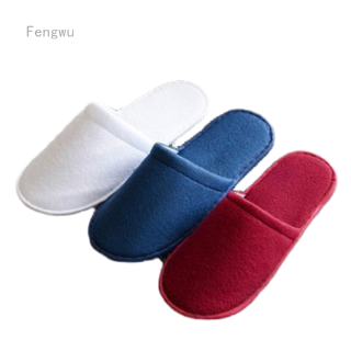Soft Towelling Closed Toe Hotel Slippers Spa Guest Disposable Travel Shoes
