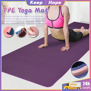 TPE Yoga mat 6mm/10mm Men And Women Fitness Mat Tasteless Beginners Yoga mat
