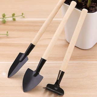Mini Gardening Tools Three-piece Multi-function Shovel Rake Shovel Planting Tool (2)