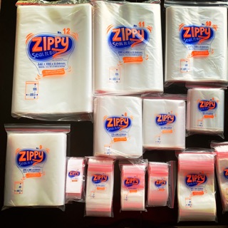 Zippy Ziplock #12 Plastic Resealable bags 100pcs per pack