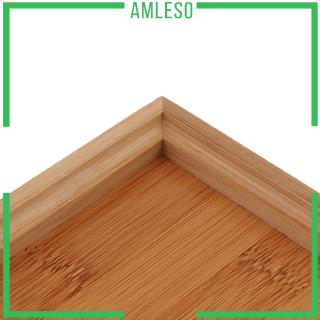 [AMLESO] Multi-sizes Wooden Tea Breakfast Serving Trays / Craft Plain Wood Platter S3TK (4)