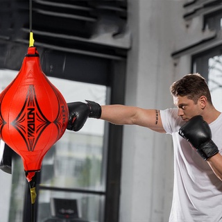 2021 Punching Ball PU Pear Boxing Bag Training Reaction Speed Speed Balls Muay Thai Punch Boxe
