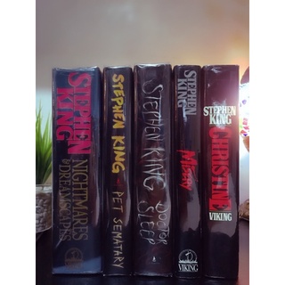 Stephen king books Hardcover Christine,Nightmare and dreamscape,Pet sematary,Doctors Sleep,Misery