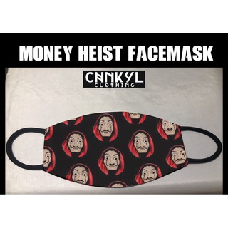 Money Hiest Face Mask Sublimation