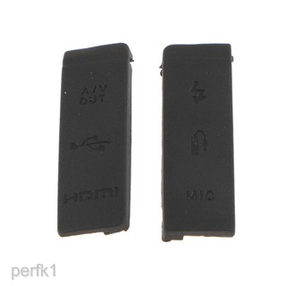 HOt☛USB HDMI Rubber Dust Door Cover Lid Cap For Canon EOS 5D2 5D Mark II Camera