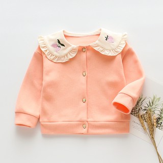 Joe & Girls Knitted Cardigan Coat Female Baby Doll Collar (3)