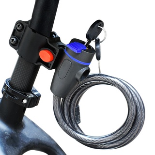 Universal Anti-Theft Bike Bicycle Lock Stainless Steel Cable Coil For Castle Motorcycle Cycle MTB Bi