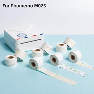 Small printerPhomemo Sticker Thermal Papers Small Label Roll For M02S/M02Pro Width 25mm Sticky Note