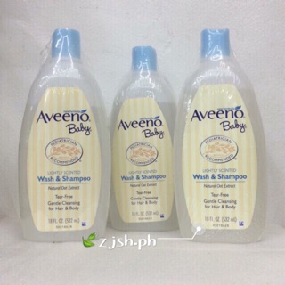 New Aveeno Baby Wash & Shampoo 532 ml