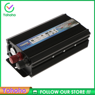 [Yohoho]1000W Solar Car Power Inverter DC 24V to AC 220V Inverter Voltage Converter
