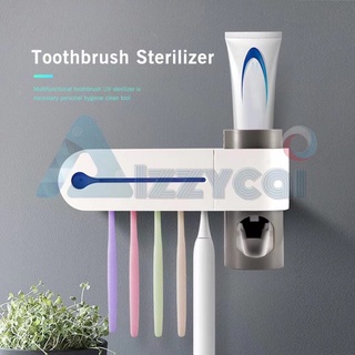 AIZZY Toothbrush sterilizer UV Light Sterilizer Toothbrush Holder Cleaner Automatic Toothpaste Dispe