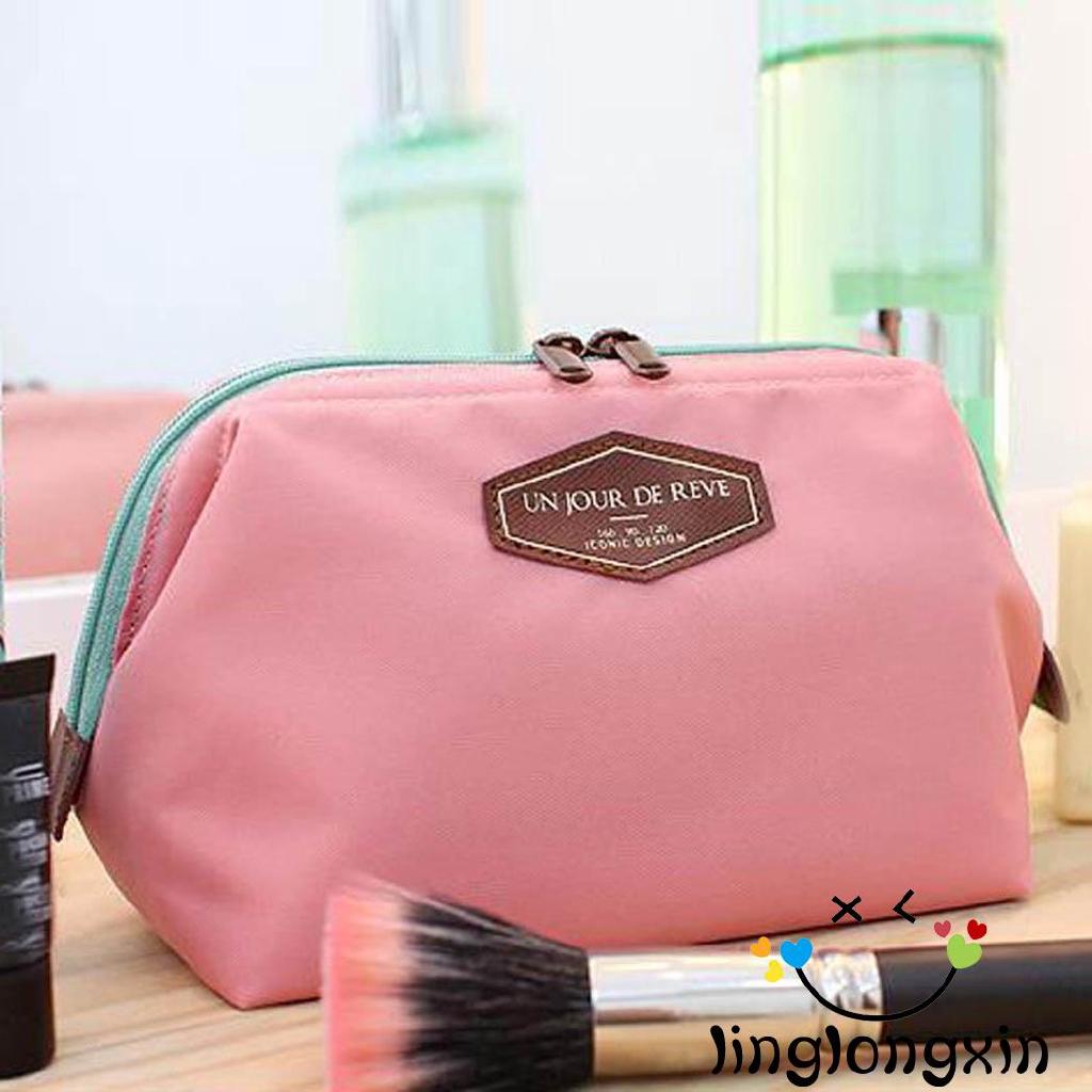 LNH-Stylish Travel Make Up Pouch Bag Clutch Handbag Casual
