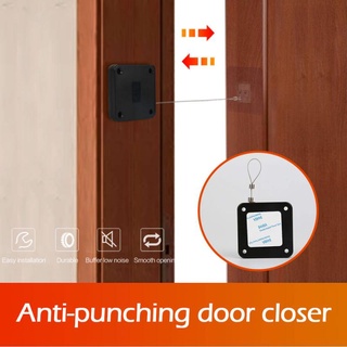 Punch-Free Automatic Door Closers For Drawers Rawstring Door Closer Bracket Door Automatic Closer