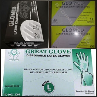 Latex Examination Gloves (GLOMED/GREAT GLOVE/HCD) (1)