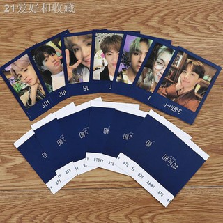 ﹍♧☃BT21 KPOP BTS Card light LOMO card small card