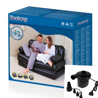 Bestway 5 in 1 Inflatable Sofa Air Bed Bestway Inflatable Sofa Bed With Electric Air Pump (1)