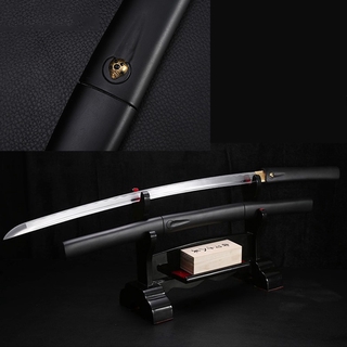 Handmade swords 1045 carbon steel blade katana japanese sword sharp edge samurai wooden scabbard