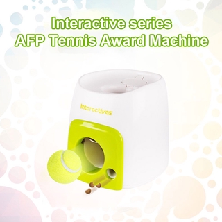 Pet Ball Launcher Toy Dog Tennis Food Reward Machine Thrower Interactive Treatment Slow Feeder Toy
