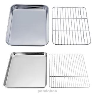 Oven Tray Stainless Steel Baking Cooking Cooker Grilled Oil Drain (1)