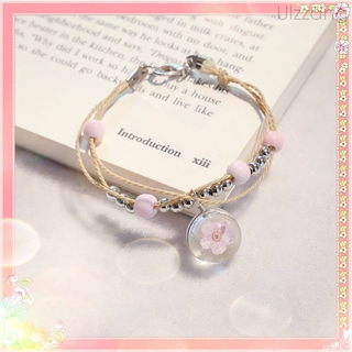 Bracelet [Women Accessories] Ulzzang simple personality pearl sakura bracelet
