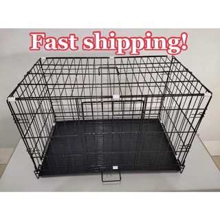 Heavy duty and lowest price collapsible cage! SIZE LARGE XL XXL pet cage crate for dog cat foldable