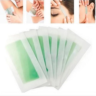 5Pcs Double Side Hair Removal Cold Wax Strips Paper For Leg Body Facial Hair *NING*