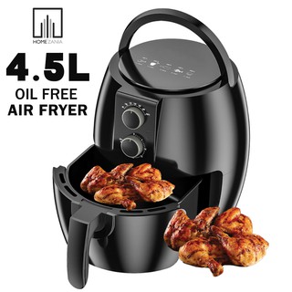 1350W Multi-functional Oil Free Air Fryer 4.5 Liter High Capacity By Home Zania