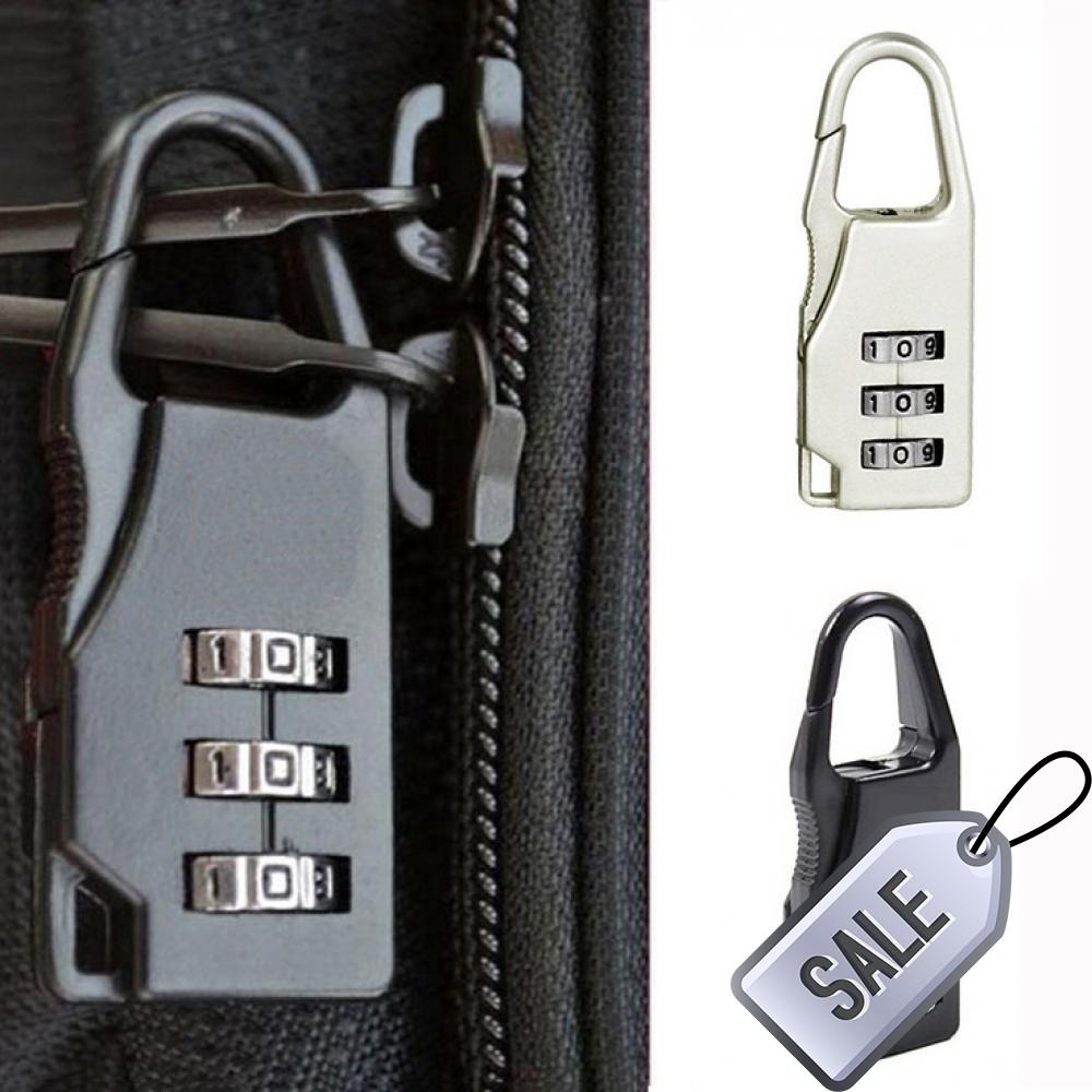 Mini Code 3 Digit Combination Lock Padlock Diary Password