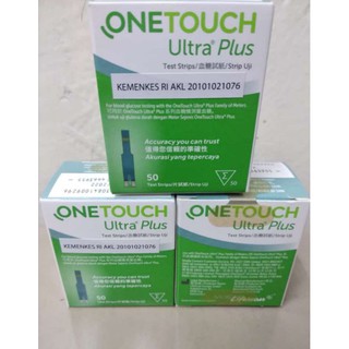 50 Test Strips One Touch Ultra Plus for Blood Sugar