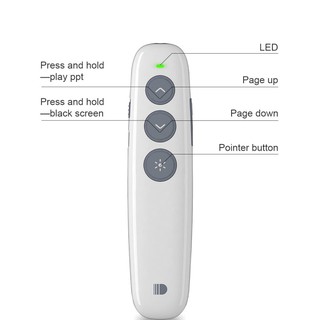 USB Rechargeable Wireless Laser Pointer Clicker Remote Control Pen (3)