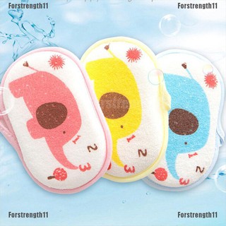 [fors•GTH] 1PC cute cartoon baby bath brush soft bath sponge baby shower accessories