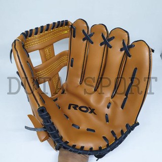 Glove SOFTBALL BASEBALL ROX Gloves - Brown, 10.5 Inches