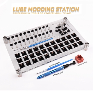 33 Switches Switch Tester Opener Lube Modding Station DIY Cover Removal Platform For Cherry Mechanical Keyboard