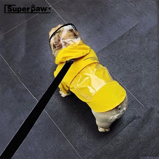 【Funny and cute】Fashion Dog Raincoat Pet Rain Coat Clothes Puppy Waterproof Jacket For Small Medium