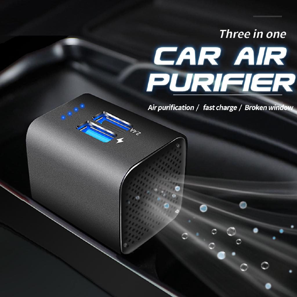 Auto Car Air Anion Purifier Ionizer HEPA Filter PM 2.5 USB (1)