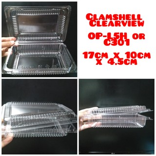 Clamshell Container 25pcs/Pack C301 or OP-L5H