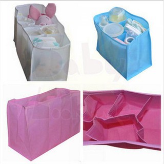 Baby Diaper Pouch Water Bottle Bag Storage Divider Organizer (1)