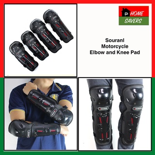 Knee Pad and Elbow Pad Protector for Motorcycle Riders Souranl