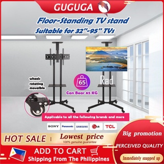 ♙☌❈READY STOCK TV stand, TV monitor stand (support 32-95 inch screen) movable, adjustable height
