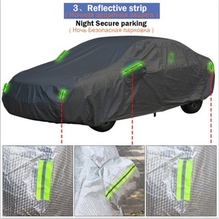 Waterproof Carcover Car Cover Sedan For 3L Large Size