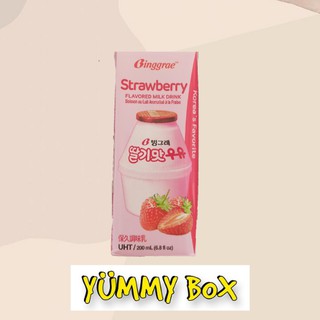 Binggrae Strawberry Flavored Milk Drink 200ml